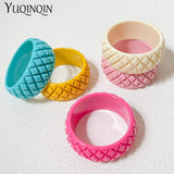 Geometric Vintage Bangle Bracelets for Women with Charm