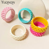Geometric Vintage Bangle Bracelets for Women with Charm