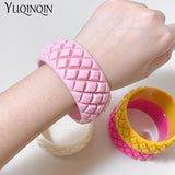 Geometric Vintage Bangle Bracelets for Women with Charm