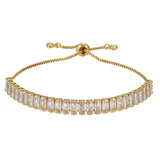 Rainbow CZ Crystal Women Bracelet Adjustable Party Jewelry