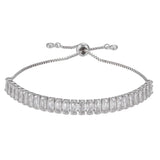 Rainbow CZ Crystal Women Bracelet Adjustable Party Jewelry
