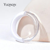 Colourful Geometric Resin Acrylic Bangle for Women
