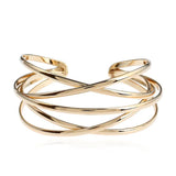 Silver Hollow Geometric Indian Jewelry Femme Vintage Bangles