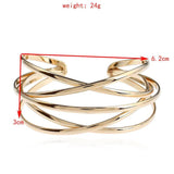 Silver Hollow Geometric Indian Jewelry Femme Vintage Bangles