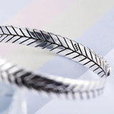 Foxanry Silver Serpentine Bangles & Bracelet Vintage Weaving Bracelet