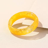 Colorful Round Resin Bangle Bracelets for Women