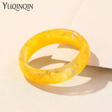 Colorful Round Resin Bangle Bracelets for Women