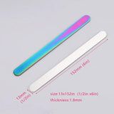 Stainless Steel Cuff Bangle Bend Plier Bracelet DIY Engraving Charms Accessory