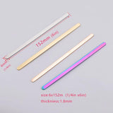 Stainless Steel Cuff Bangle Bend Plier Bracelet DIY Engraving Charms Accessory