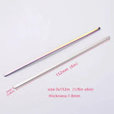 Stainless Steel Cuff Bangle Bend Plier Bracelet DIY Engraving Charms Accessory