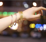 Glitter Jelly Bangles Bracelets Set for Women Buddha Girl Bracelets Bangle