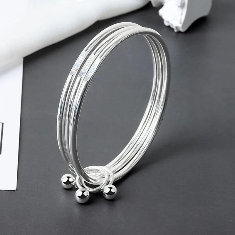 INS Couples Bracelet Party Jewelry for Women Creative Ball Pendant Geometric
