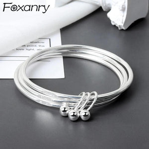 INS Couples Bracelet Party Jewelry for Women Creative Ball Pendant Geometric