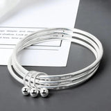 INS Couples Bracelet Party Jewelry for Women Creative Ball Pendant Geometric