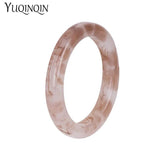 Vintage Resin Cuff Bracelet Mix Acrylic Geometric Bangle For Girl Charms Jewelry