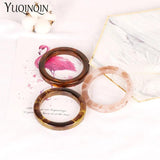 Vintage Resin Cuff Bracelet Mix Acrylic Geometric Bangle For Girl Charms Jewelry