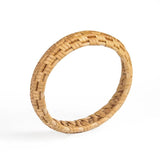 Unisex Wooden Bamboo Rattan Bangle Bracelet Eco-Friendly Materials