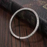 Vintage Engraved Sun Totem Bracelet Men Women Couple Gift