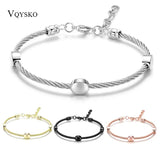 Adjustable Chain Bracelets with Extention - Stainless Steel Women Accessories