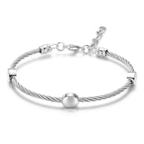 Adjustable Chain Bracelets with Extention - Stainless Steel Women Accessories