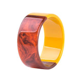 Resin Wide High Bangles for Women Acrylic Bracelets Bangles Female