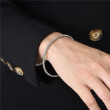 Stainless Steel Braided Rope Cable Bangle Bracelet for Women