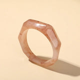 Designer Charms Bangle Bracelets for Women Large Irregular Geometric Bangles