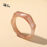 Designer Charms Bangle Bracelets for Women Large Irregular Geometric Bangles