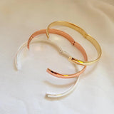 Pure Silver Bangles For Women - Smooth Round Bangle & Bracelet