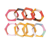 Colorful Acrylic Bracelets Bangle Femme Wide Cuff Bangles for Women
