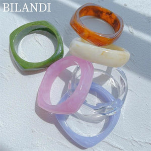 Bilandi Women Jewelry Resin Bangles Bracelet Vintage Pretty Bangles for Women