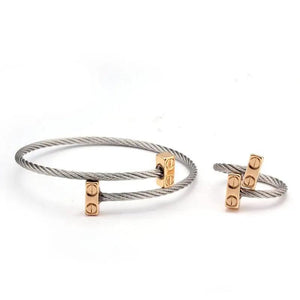 Stainless Steel Chain Link Charm Bracelets for Women