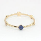6 Dot Stone Insert Chunky Bangles for Women