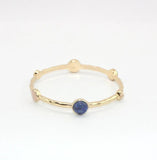6 Dot Stone Insert Chunky Bangles for Women