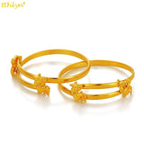2Pcs Animal Bangle for Small Baby Adjustable Bracelet Lovely MY88