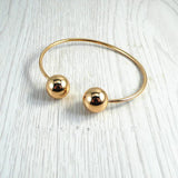 Geometric Round Metal Punk Rock Bangle Bracelet