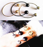 Geometric Round Metal Punk Rock Bangle Bracelet