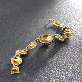 Boho Bangles Ancient Resin Bracelet Vintage Jewelry Crystal