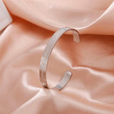 Skyrim Floral Pattern Cuff Bracelet Stainless Steel Bangle
