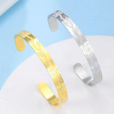 Skyrim Floral Pattern Cuff Bracelet Stainless Steel Bangle