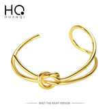 Copper Plated Double Layer Knot Bracelets for Women - Bangle Party Jewelry