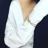Copper Plated Double Layer Knot Bracelets for Women - Bangle Party Jewelry