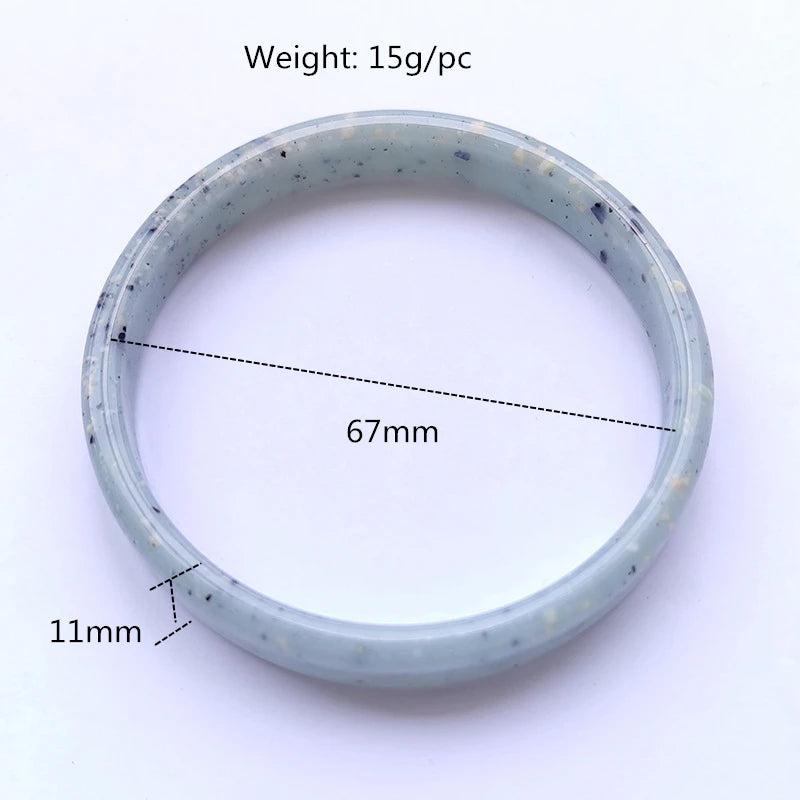 European American Acrylic Resin Bangles Women Bracelet Wrist Jewelry