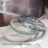 European American Acrylic Resin Bangles Women Bracelet Wrist Jewelry