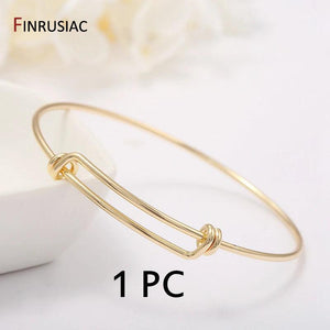 Hot Plated Adjustable Bangle For Women Bracelet