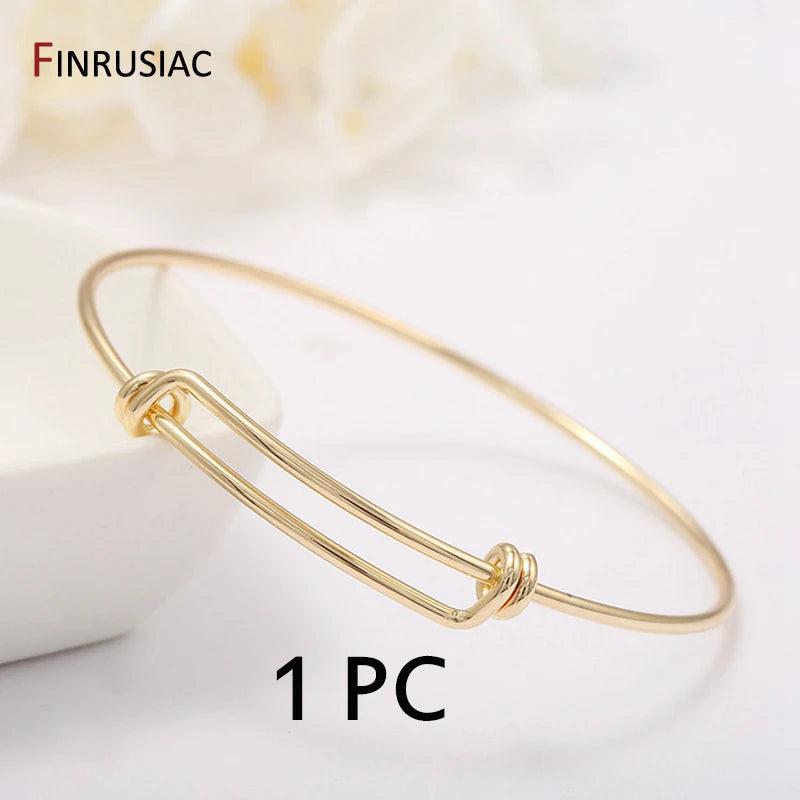 Hot Plated Adjustable Bangle For Women Bracelet