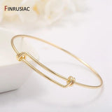Hot Plated Adjustable Bangle For Women Bracelet
