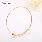 Hot Plated Adjustable Bangle For Women Bracelet