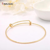 Hot Plated Adjustable Bangle For Women Bracelet