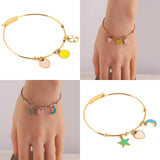 Women's Stainless Steel Geometric Bangle Bracelet